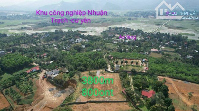 Bán đất nghỉ dưỡng 3818m2/800m thổ cư view số 1 tuyệt đỉnh tại Nhuận Trạch Lương Sơn - 5