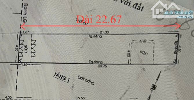 Bán nhà Gò Vấp, mặt tiền đường 20mét 4.2 x 22.67 (nở hậu 4.3) - 6