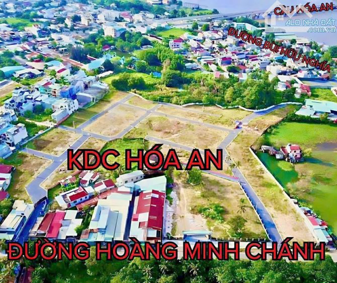 HÀNG HIẾM!CÒN DUY NHẤT 2 LÔ ĐẤT KDC VIP HÓA AN,67M2, SỔ RIÊNG,THỔ CƯ 100%, GIÁ 1,9 TỶ, THƯ - 6