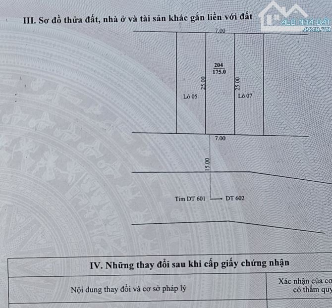 Cần Bán đất mặt tiền đường ĐT601 Hòa Sơn - Sát nhà hàng Hương Sen