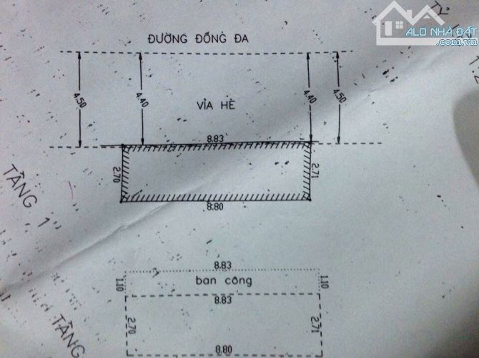 BÁN NHÀ MT NGANG 9M ĐƯỜNG ĐỐNG ĐA AI MUA KINH DOANH QUÁ ĐẸP