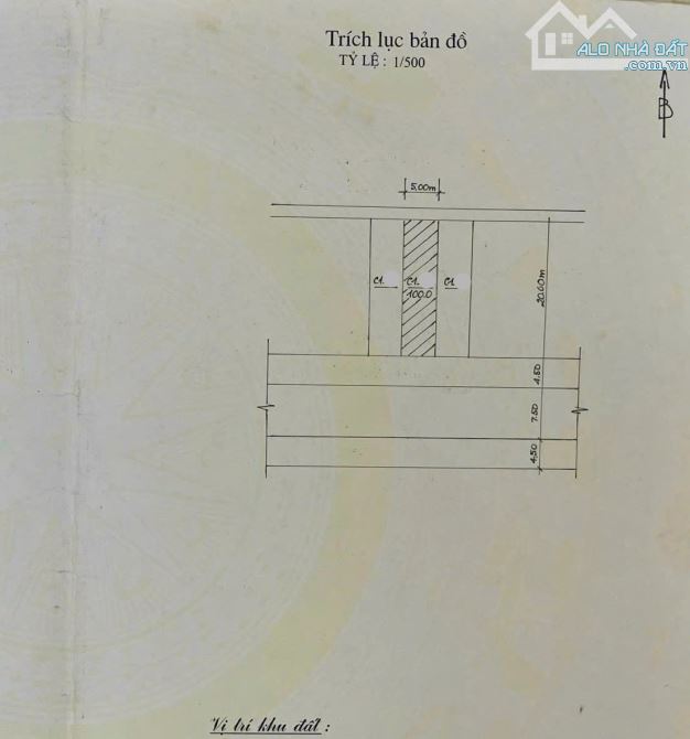 Bán đất Mt đường 7.5m Nguyễn Sơn, Hòa Cường Nam - ngay Công viên Bùi Viện