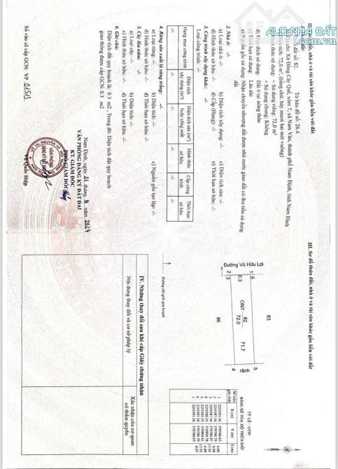 Bán đất mặt đường Vũ Hữu Lợi, giá chỉ nhỉnh hơn 2 tỷ - 2