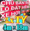 CHỦ BÁN RẺ LÔ ĐẤT 👉 Diện tích Đẹp 4 x 18 💥 Chỉ 2.x TỶ 🚘 Hẻm Xe Hơi #GÒ_VẤP 🔥🔥🔥