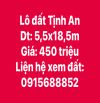 🌟ĐẤT RẺ TỊNH AN - TP.QUẢNG NGÃI ❤️5.5x18,5m - GIÁ: 450 triệu