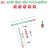 Giá Chưa đến 800 tr dt 48 m lo góc 2 mặt tiền tại Xuân dục tân minh