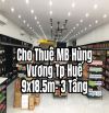 Cho Thuê MB Hùng Vương Tp Huế 9x18.5m- 3 Tầng