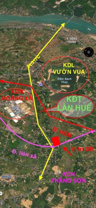 Bán 135m2 đất gần KCN Hoàng Xá Thanh Thủy, mtien 6.3m, cách đường tlộ 50m, đường 5m, 460tr