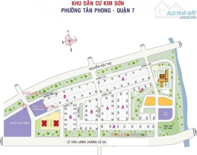 Đất 10x20m góc 2 mt đường thông khu kim sơn P tân phong Quận 7