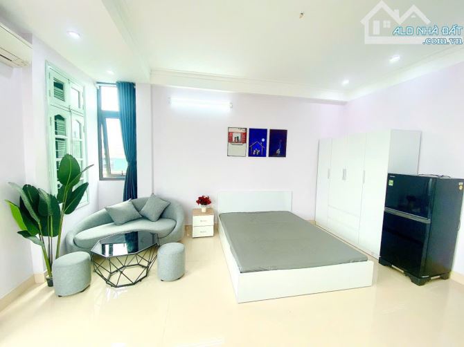 Cho Thuê CCMN Ngõ 87 Phố Vĩnh Phúc Ba Đình 30m2 Studio Cửa Sổ Thang Máy Ban Công Gần Chợ - 2