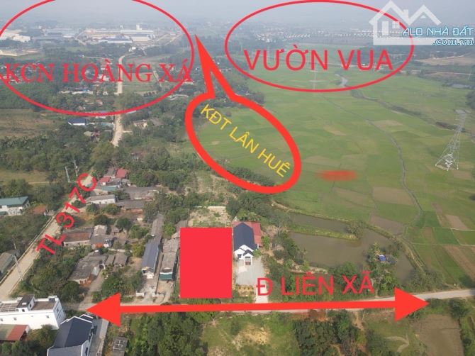 Bán 135m2 đất gần KCN Hoàng Xá Thanh Thủy, mtien 6.3m, cách đường tlộ 50m, đường 5m, 460tr - 2