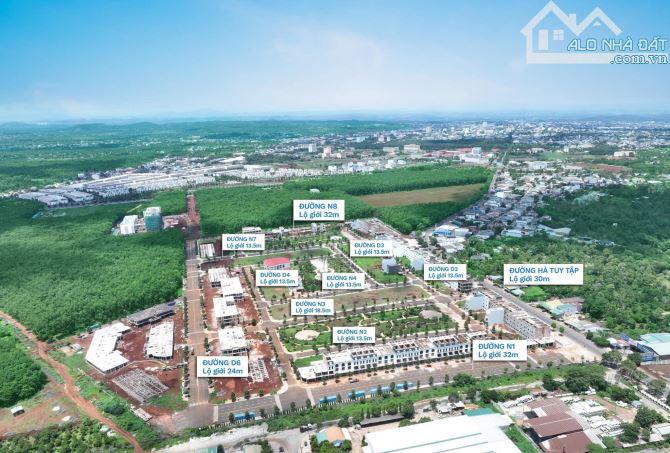 Lô góc biệt thự 238m2 - Khu đô thị Ân Phú - Buôn Ma Thuột - 2