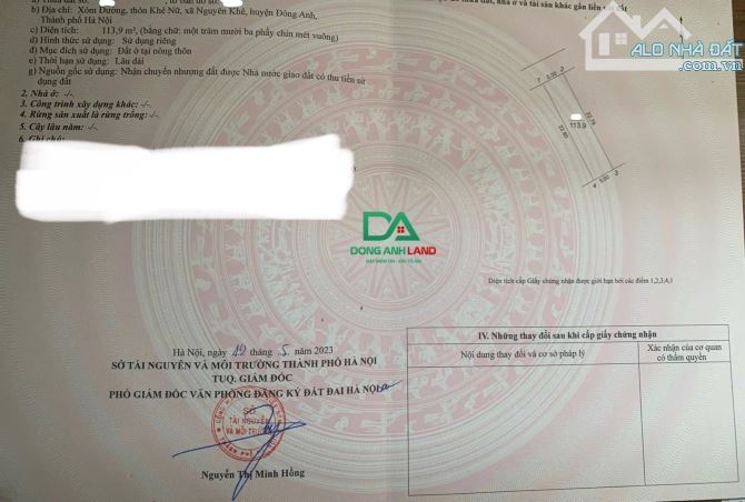 ✅Bán đất đấu giá Xóm Đường Khê Nữ cạnh khu đô thi Nguyên Khê Đông Anh - 3