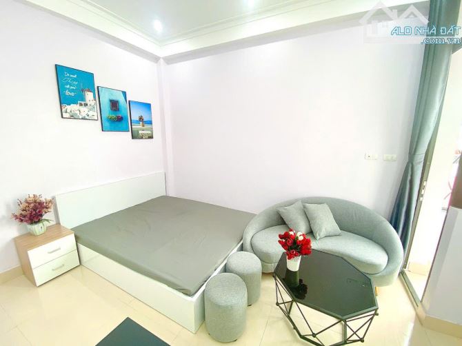 Cho Thuê CCMN Ngõ 87 Phố Vĩnh Phúc Ba Đình 30m2 Studio Cửa Sổ Thang Máy Ban Công Gần Chợ - 4