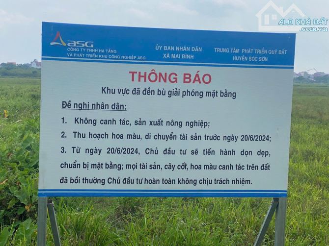 💥💥💥KCN NỘI BÀI - LẠC NÔNG - MAI ĐÌNH - OTO ĐỖ - MT 5m - 70m2 - 2x tr/m2💥