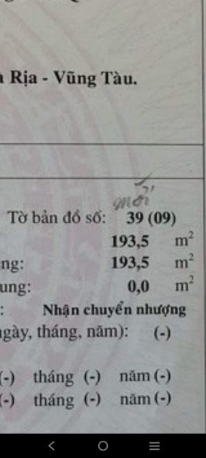 Bán nhà cấp 4 diện tích 193,m2 mặt tiền trần phú bãi dâu thích hợp xây khách sạn - 1