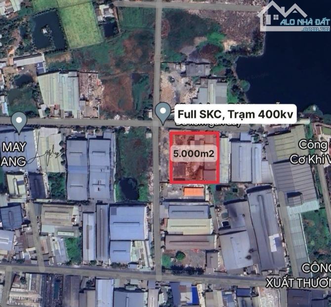 bán 5000m2 đất skc cụm công nghiệp đức hoà đông ngành nhựa