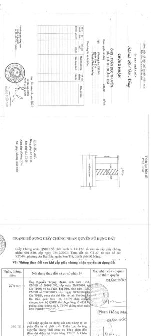 BÁN Biệt thự 2 mặt tiền đường thế lữ. Gần đỗ anh hàn. Chợ an hải Bắc Sơn Trà TP ĐÀ NẴNG - 1