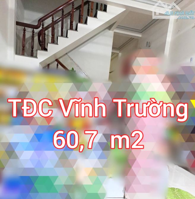 "Bán nhà 2 tầng khu tái định cư Vĩnh Trường, Nha Trang. Phù hợp ở và kinh doanh buôn bán.