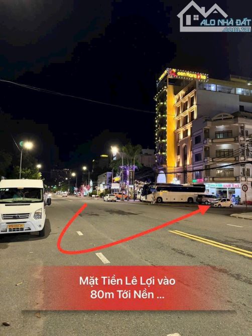 bán đất mặt tiền đường trần quang khải, ngang 12m, đất rộng cách đường lê lợi 80m