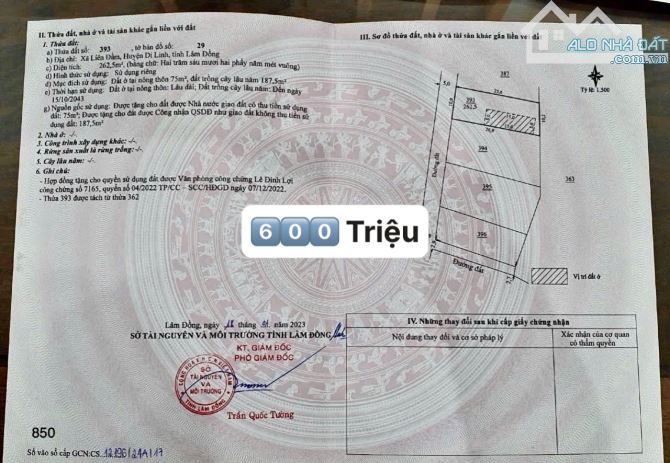 ✨ 511m2 sẵn Thổ Cư, Mặt tiền Ngang 14M. Đứng trên đất thấy QL20 và KDL Thác Bobla - 680Tr - 11