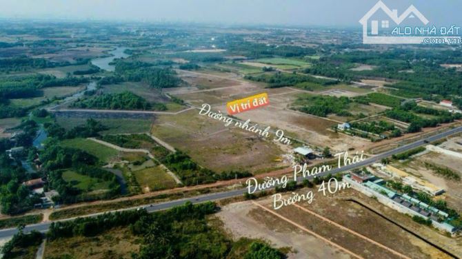 1,85 tỷ/1330m ( đất vườn-CLN) hẻm 9m 1 xẹc Phạm Thái Bường Phước Khánh- MT Cát Lái