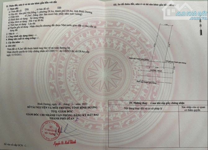 3,85Tỷ TL🔥Bán nhà 1 trệt 1 lầu, (67,5m2) cách đường Ngô Thị Nhậm 100m, p.Dĩ An, Tp.Dĩ An - 10
