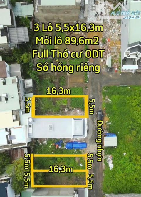 BÁN ĐẤT HOÁ AN ĐƯỜNG XE HƠI THỔ CƯ 89M2 CHỈ 2,5 TỶ - 3