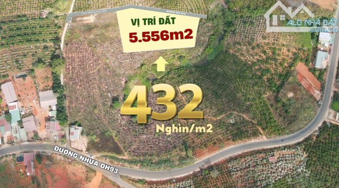 Bán 5,5 sào đất xã Nam Hà, cách đường nhựa 100m, giá chỉ 432 nghìn/m2