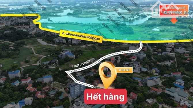 64m full Đất Vành Đai Công Nghệ Cao Hoà Lạc Thủ Phủ Nhà Trọ - 2