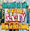 NHÀ PHỐ GÒ VẤP - 4 TẦNG 🚘 HẺM XE HƠI THÔNG - 5.x TỶ - Tặng Nội Thất.