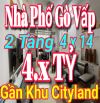 NHÀ PHỐ GÒ VẤP - 2 TẦNG SÁT MẶT TIỀN - 54m² - NHỈNH 4 TỶ -HÀNG XÓM CITYLAND