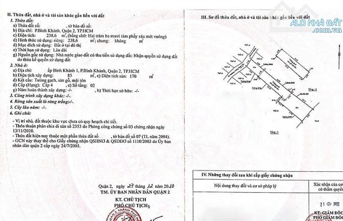 Bán lô đất Quận 2, hẻm Lương Định Của, DT 238.6m2 đất, khu dân cư đông đúc - 2