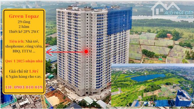 Kẹt tiền bán nhanh căn 53m2, view đẹp, tầng trung, 2PN 2WC, Giá đợt 1, cuối năm nhận nhà. - 2