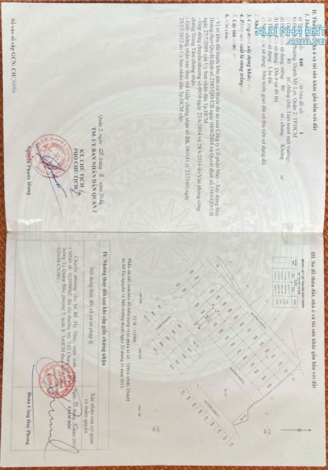 Bán đất đường ô tô phường Thạnh Mỹ Lợi Quận 2 giá 11,2 tỷ - 4