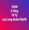 LÔ ĐẤT VVIP 165M 19tỷ - Ngõ Nông Lạc Long Quân - 1p Ra Hồ Tây