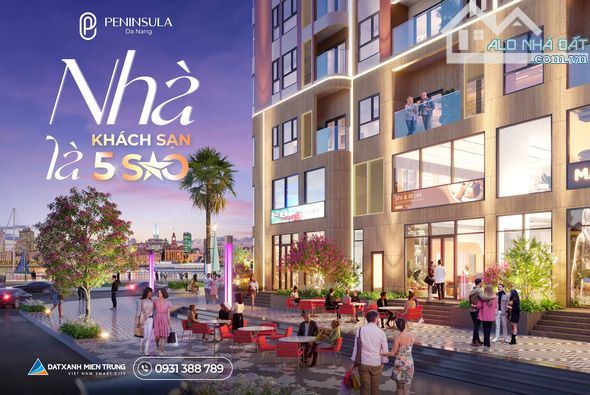 Suất ngoại giao căn hộ Peninsula Đà Nẵng vừa mới ra mắt - view trực diện sông Hàn Đà Nẵng - 2