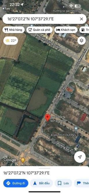 ĐẤT MẶT TIỀN LƯU NHÂN CHÚ, KQH THỦY DƯƠNG 3 CÁCH AEON 1,5KM - 5,9XX TỶ - 1