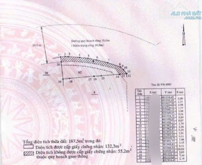 Căn góc 185m2, 2 mặt đường, tiện kd, đường Nguyễn Khuyến, Vĩnh Hải - 2