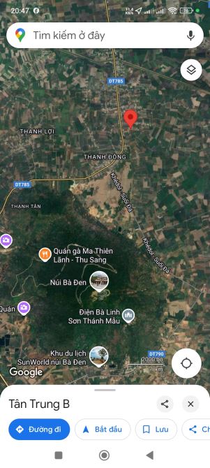 Bán đất Mt nhựa Gần KDL Núi Bà Đen Tây ninh  dt 15x48m thổ 40m2 - 2