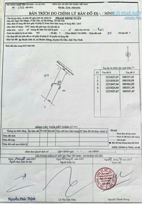 Bán gấp lô đất 121,5m2 thổ cư, Trước KCN Phước Đông, Gò Dầu, SHR, chỉ 855 triệu - 5