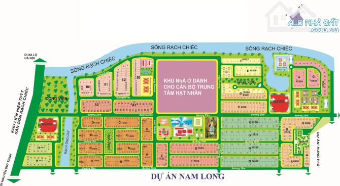 Bán đất khu dân cư Nam Long Quận 9 diện tích 90m2 shr chính chủ