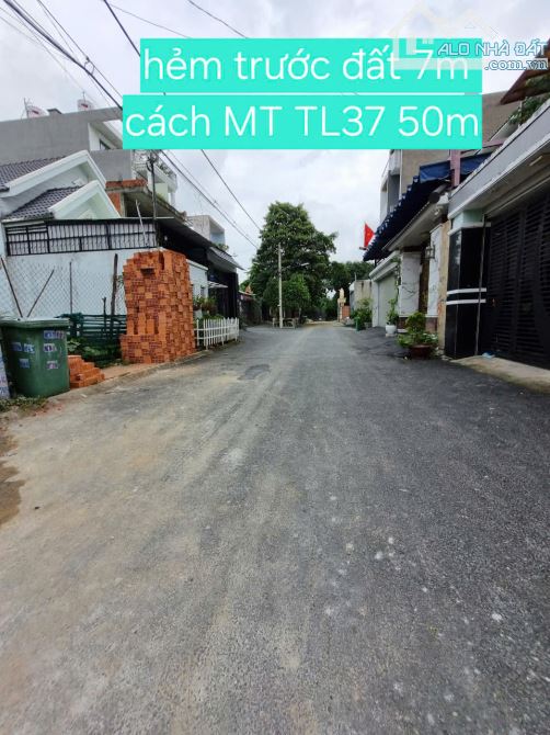 Bán đất giá tốt 136m2 full thổ  ngang 5m- hẻm 7m Thạnh Lộc 37 Quận 12