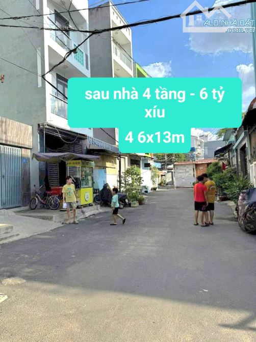 HẺM 7M Ô TÔ NÉ NGAY CHỢ PHẠM VĂN BẠCH- 4.6X13M- 4 TẦNG- 6 TỶ XÍ - 1