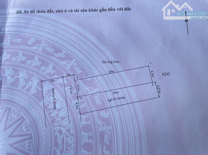 Bán đất lô góc 193 Văn Cao tuyến 2 đường 30m DT 90m2 ngang 4.5m - 3