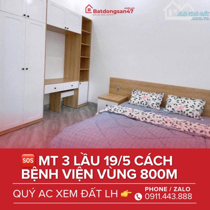 💥BÁN NHÀ 3 TẦNG. MẶT TIỀN ĐƯỜNG 19/5. P EATAM TP BMT - 4