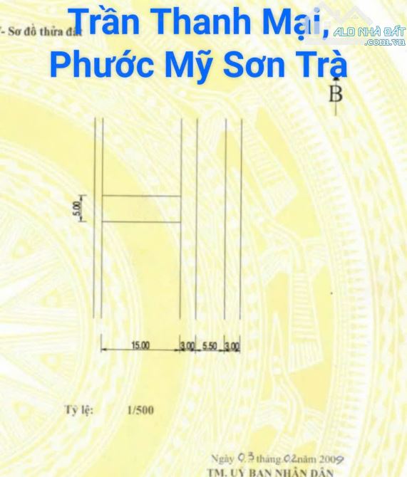 Đất mặt tiền Trần Thanh Mại, Phước Mỹ Sơn Trà, gần Đông Kinh Nghĩa Thục, S= 75m2,,5.7 tỷ