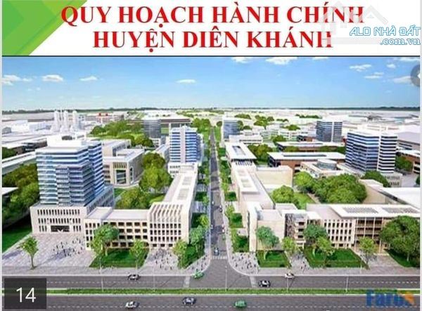 Đất  thổ cư TTHC Diên Khánh đường nhựa thổ cư chỉ hơn 800 triệu