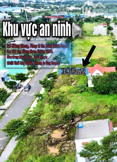 SIÊU ƯU ĐÃI ANH /CHỊ SỞ HỮU NGAY LÔ 105M CHỈ VỚI 1 TỶ HƠN.