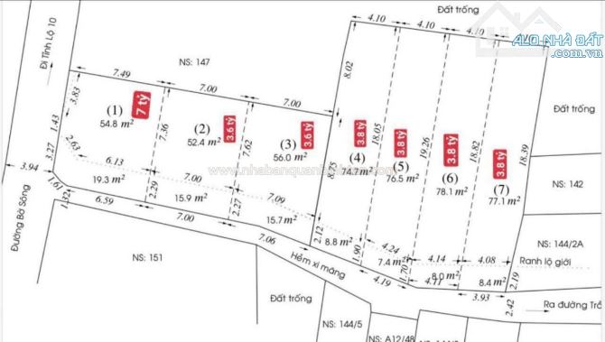 ĐẤT ĐƯỜNG TRẦN THANH MẠI_4X21 FULL THỔ_CÁCH KÊNH THAM LƯƠNG BẾN CÁT 30 MÉT